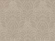 York Sandor Light Brown Damask Wallpaper