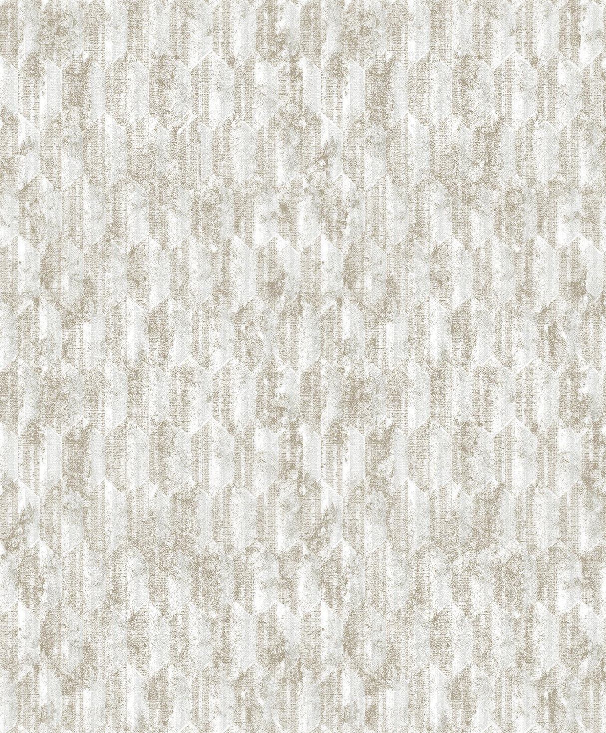 York Kendall Off-White Geometric Wallpaper