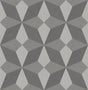 York Valiant Grey Faux Grasscloth Mosaic Wallpaper