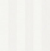 York Intrepid White Textured Stripe Wallpaper