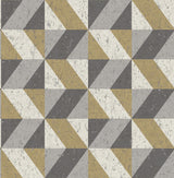 York Cerium Moss Concrete Geometric Wallpaper