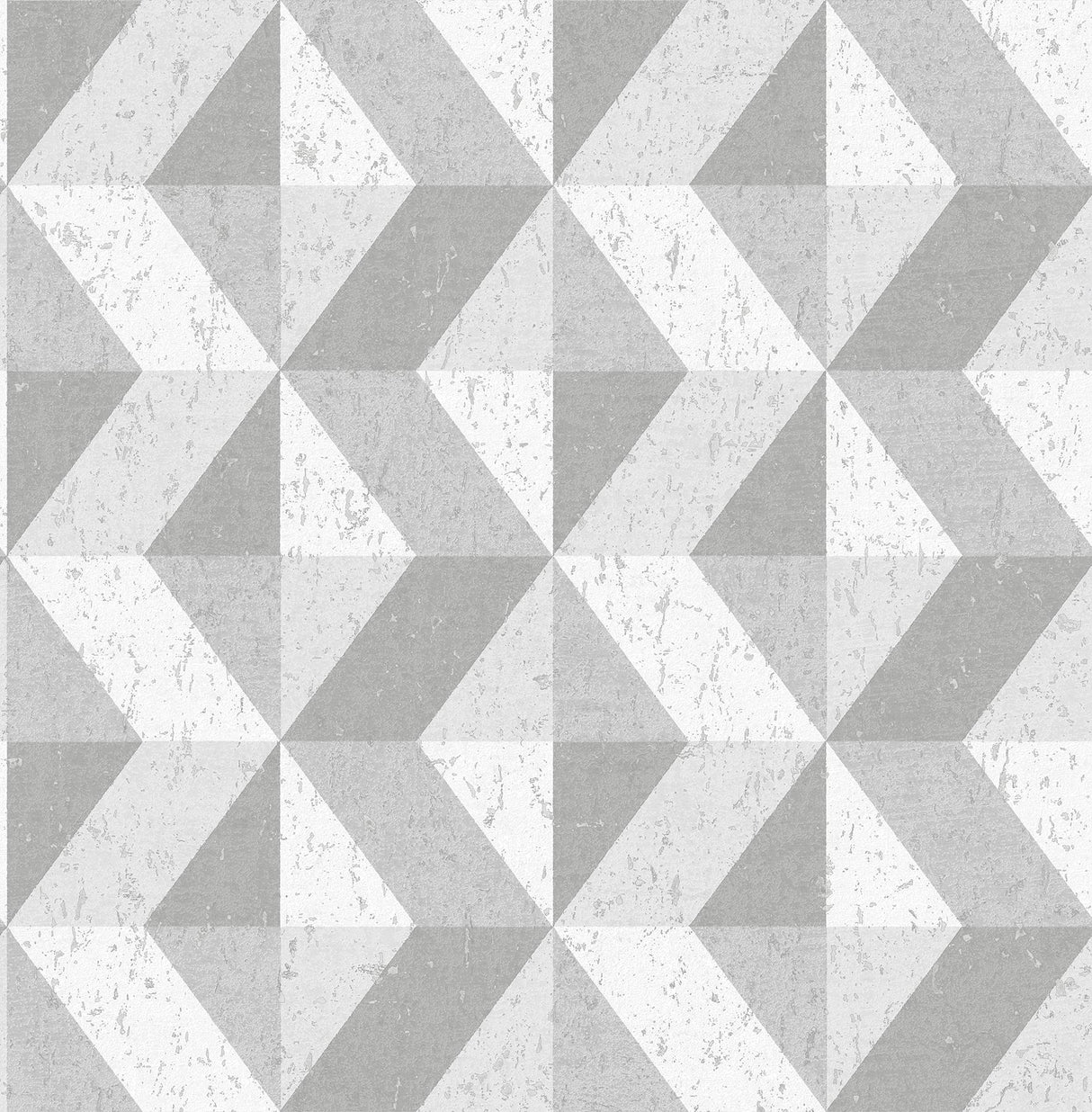 York Cerium Grey Concrete Geometric Wallpaper