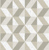 York Cerium Dark Grey Concrete Geometric Wallpaper