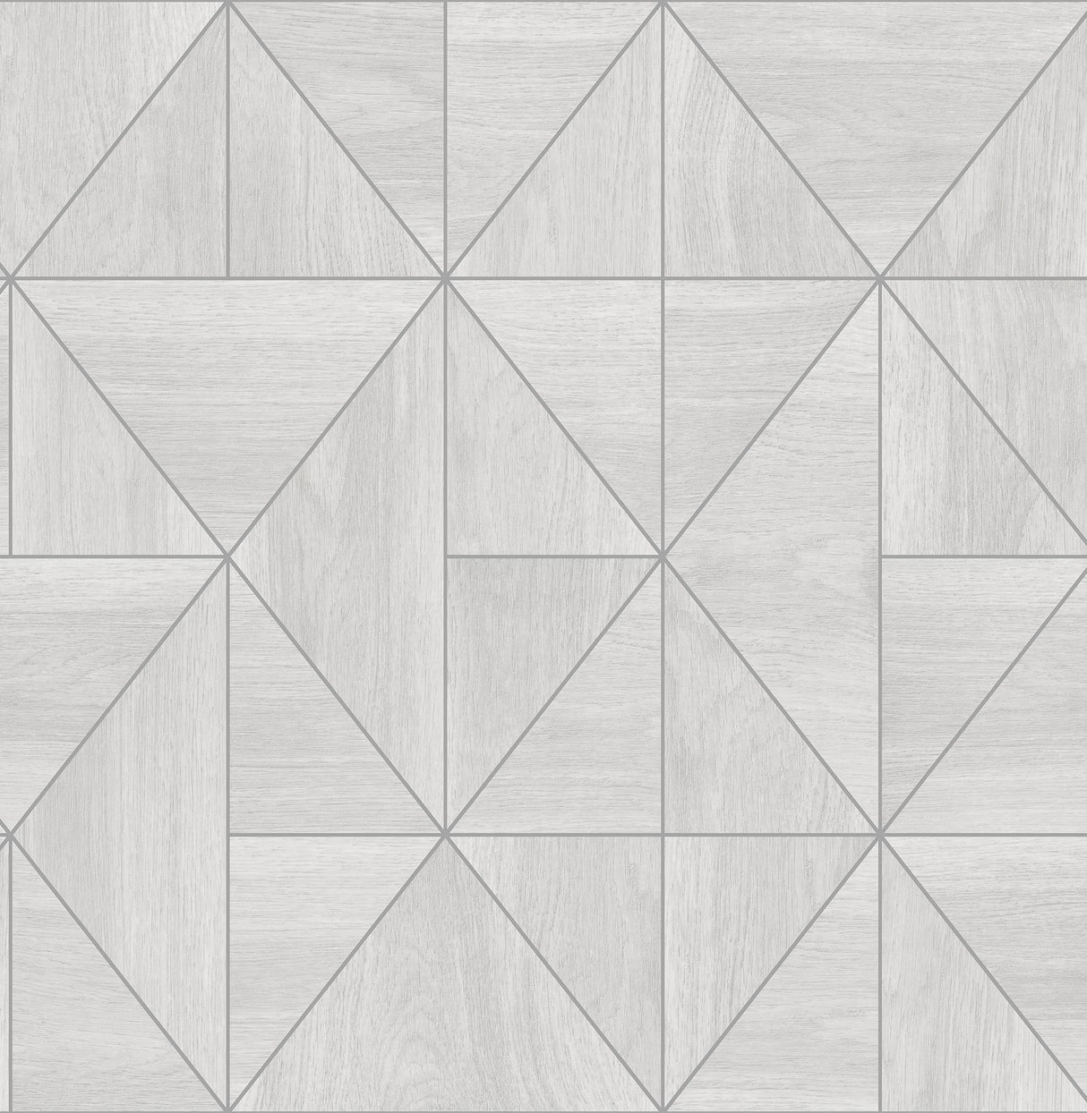 York Cheverny Light Grey Wood Tile Wallpaper