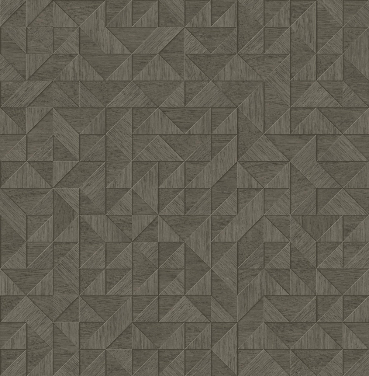 York Gallerie Dark Grey Triangle Geometric Wallpaper