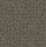 York Gallerie Dark Grey Triangle Geometric Wallpaper