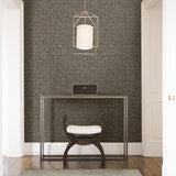York Gallerie Dark Grey Triangle Geometric Wallpaper