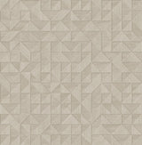 York Gallerie Grey Triangle Geometric Wallpaper
