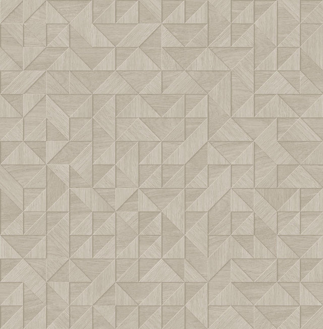 York Gallerie Grey Triangle Geometric Wallpaper