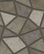 York Coty Stone Geometric Patchwork Wallpaper