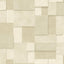 York Duchamp Wheat Patchwork Metallic Wallpaper