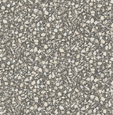 York Aldrich Black Terrazzo Wallpaper