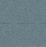 York Bernice Teal Geometric Wallpaper