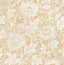 York Zinnia Mustard Floral Wallpaper