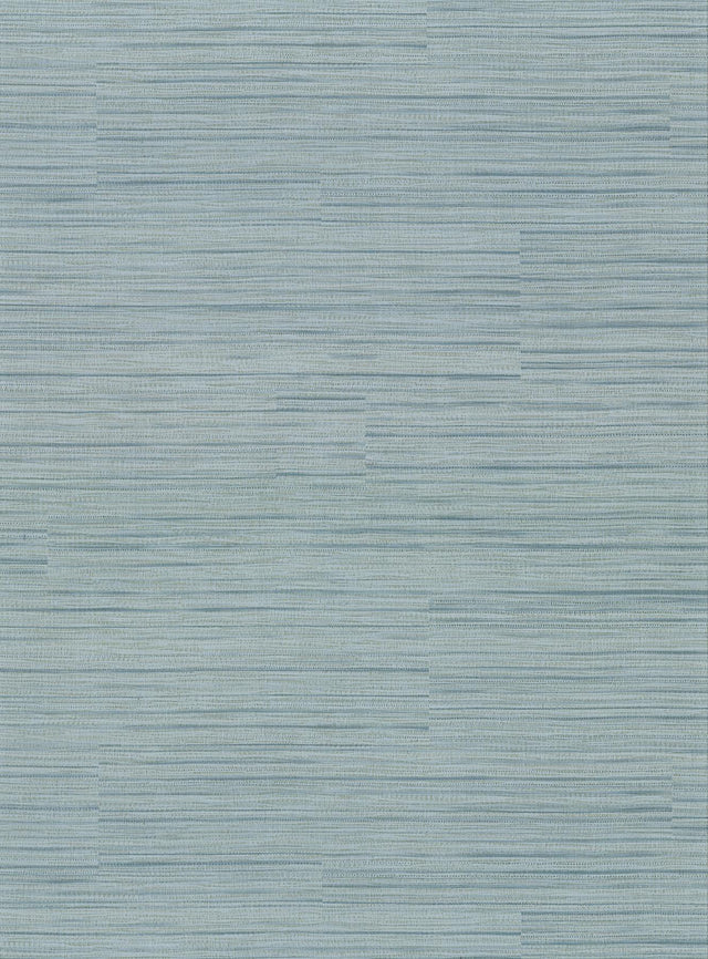 York Coltrane Teal Faux Grasscloth Wallpaper