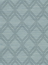 York Vaughan Teal Geometric Wallpaper