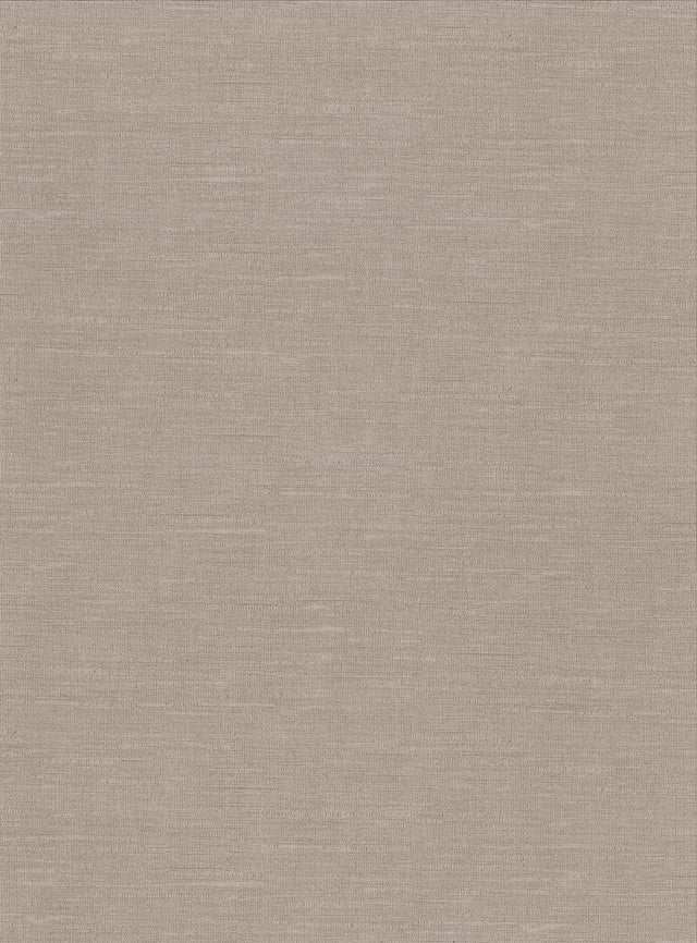 York Parker Light Brown Faux Linen Wallpaper