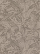 York Simone Light Brown Tropical Wallpaper