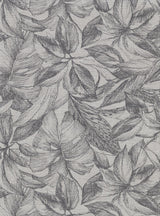 York Simone Grey Tropical Wallpaper