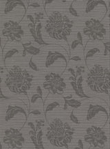 York Holiday Charcoal Jacobean Wallpaper