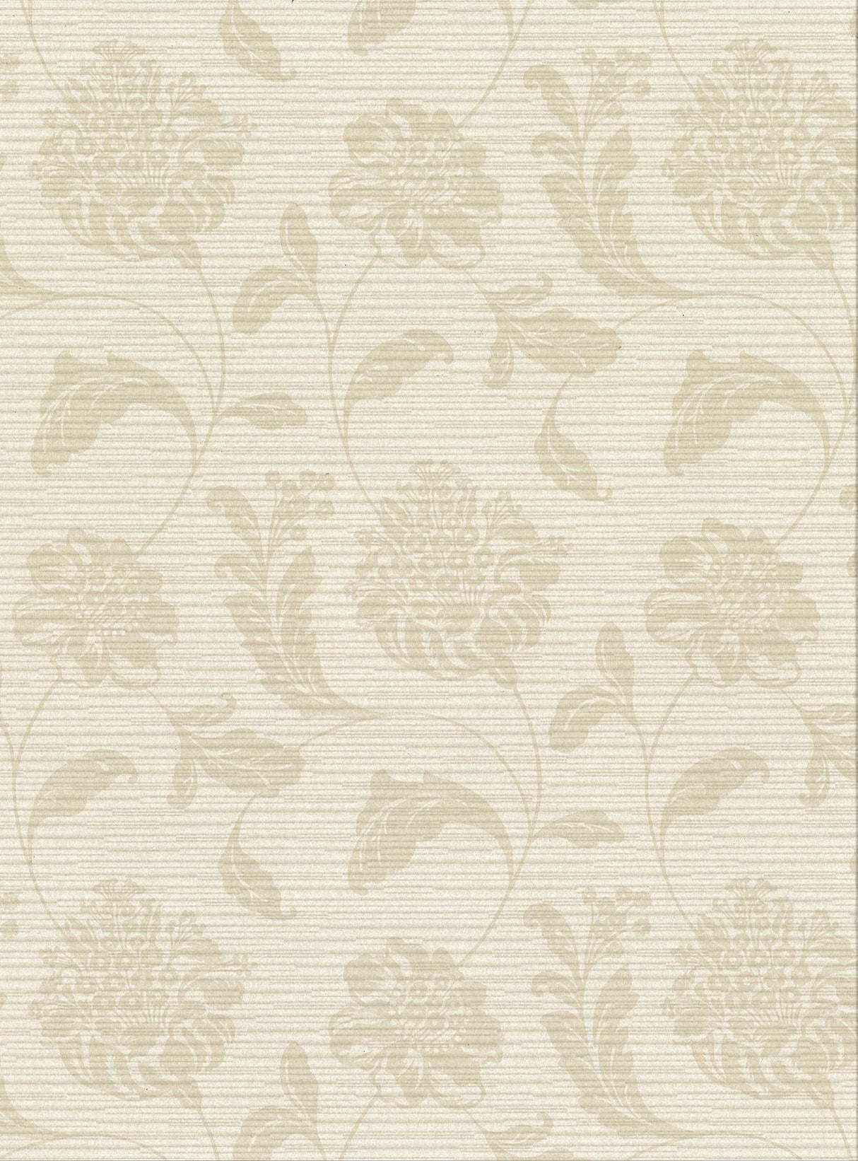 York Holiday Beige Jacobean Wallpaper