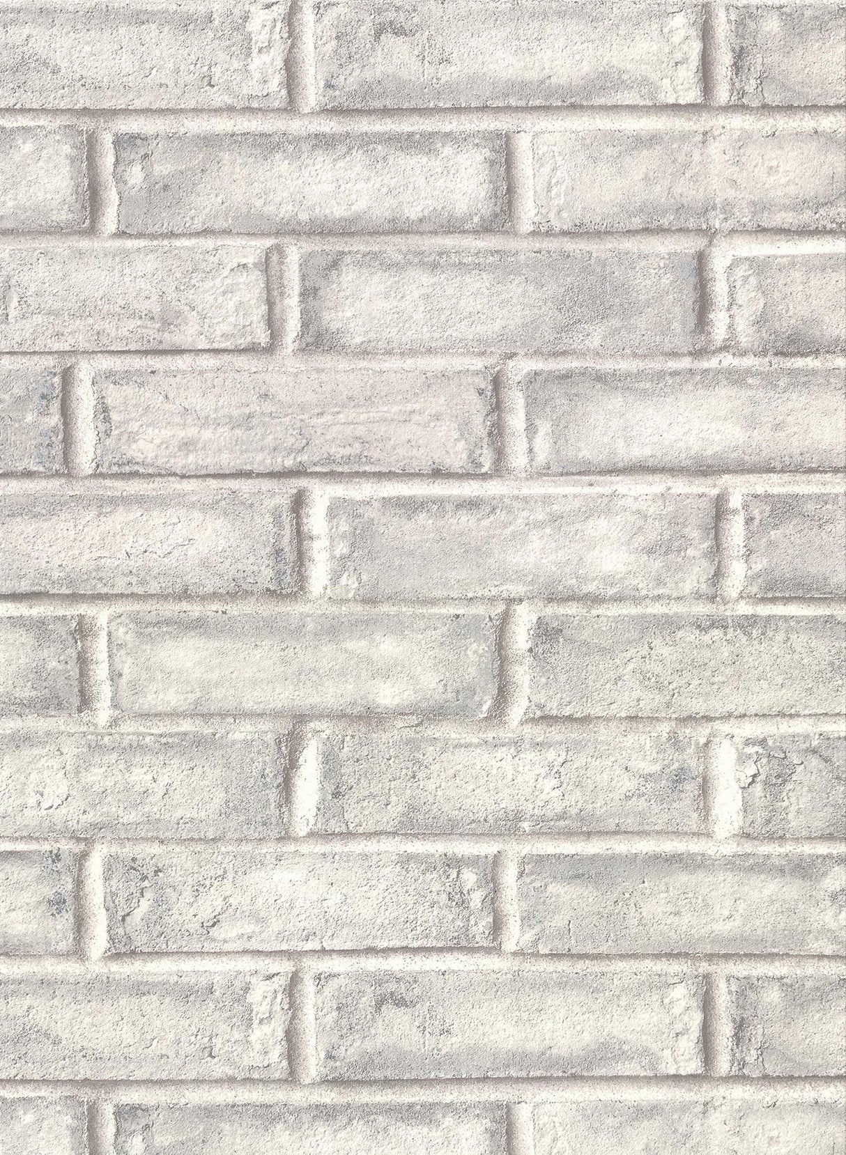 York Appleton Grey Faux Weathered Brick Wallpaper