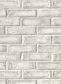 York Appleton Grey Faux Weathered Brick Wallpaper
