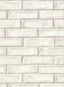 York Appleton Off-White Faux Weathered Brick Wallpaper