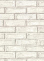 York Appleton Off-White Faux Weathered Brick Wallpaper