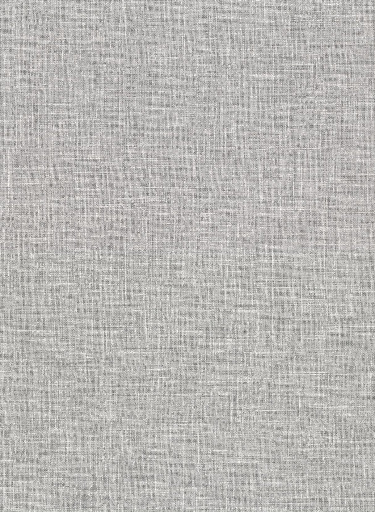 York Upton Grey Faux Linen Wallpaper