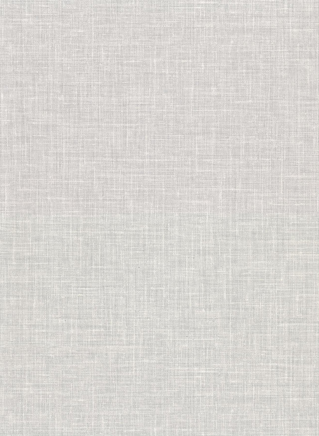 York Upton Light Grey Faux Linen Wallpaper