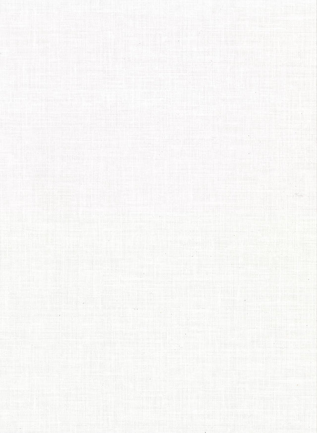 York Upton White Faux Linen Wallpaper