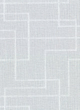 York Clarendon Sky Blue Geometric Faux Grasscloth Wallpaper