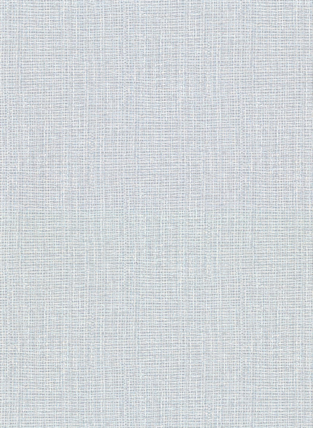 York Claremont Sky Blue Faux Grasscloth Wallpaper