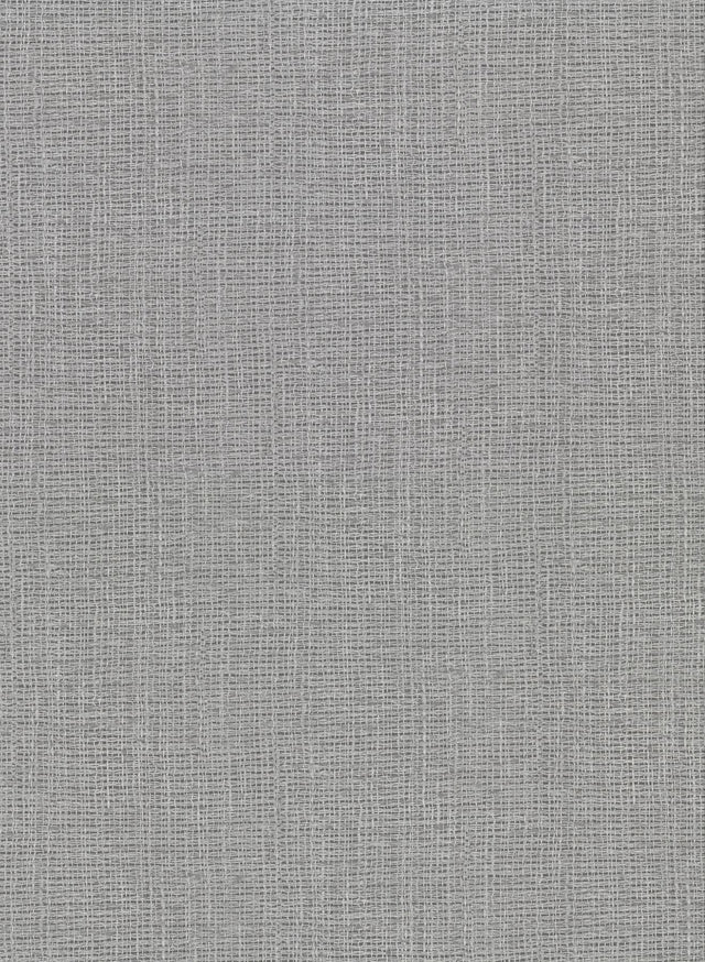 York Claremont Silver Faux Grasscloth Wallpaper