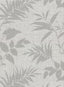 York Chandler Light Grey Botanical Faux Grasscloth Wallpaper
