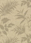 York Chandler Khaki Botanical Faux Grasscloth Wallpaper