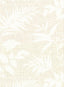 York Chandler White Botanical Faux Grasscloth Wallpaper