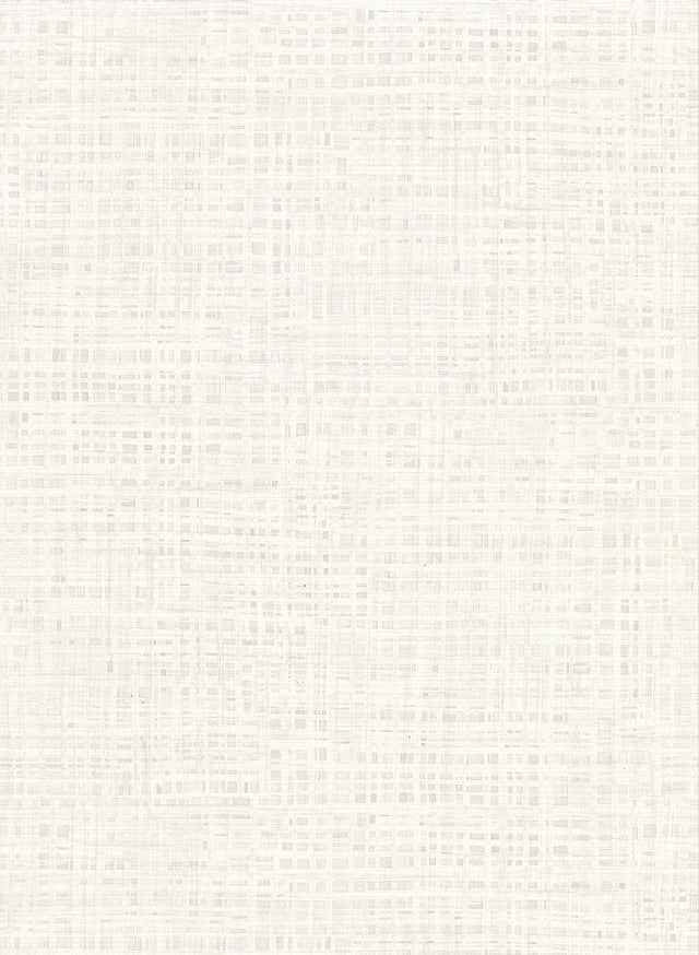 York Montgomery White Faux Grasscloth Wallpaper