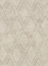 York Dartmouth Taupe Faux Plaster Geometric Wallpaper