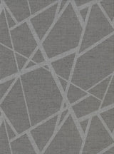York Avatar Pewter Abstract Geometric Wallpaper