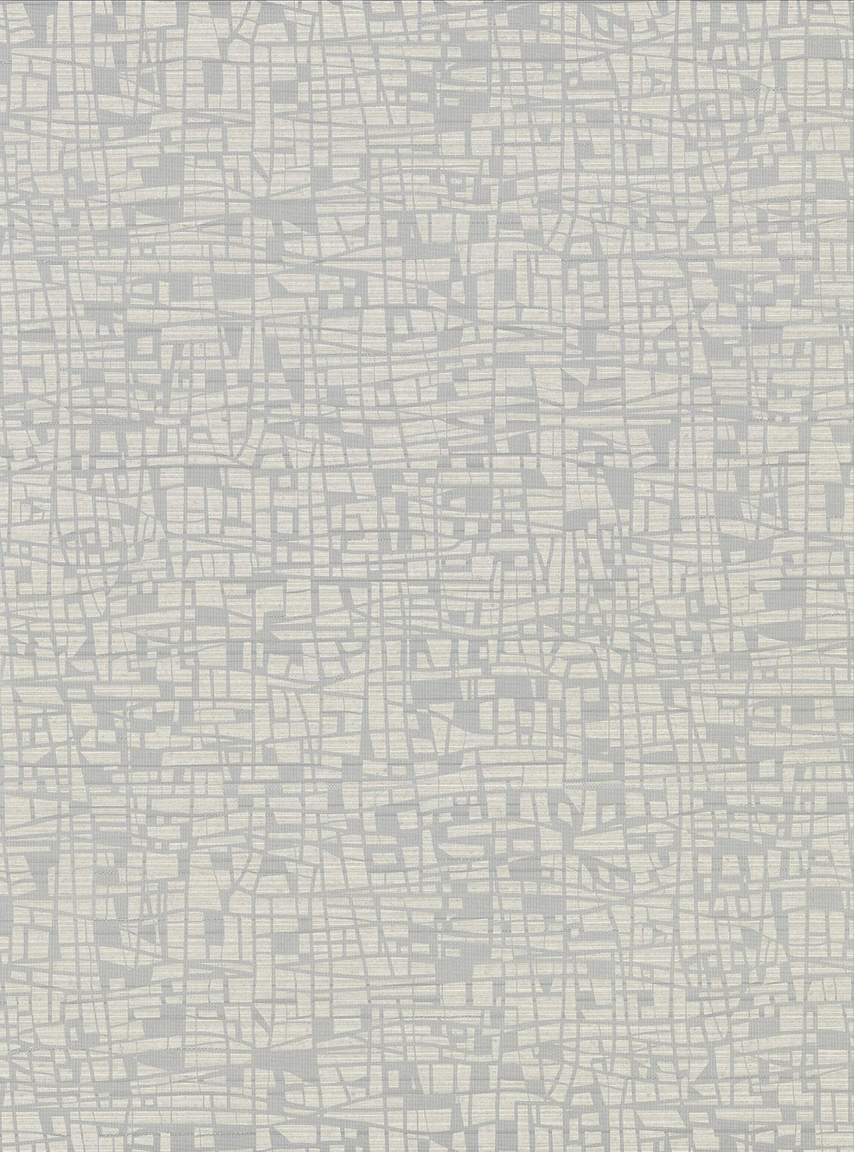 York Tiffany Silver Abstract Geometric Wallpaper