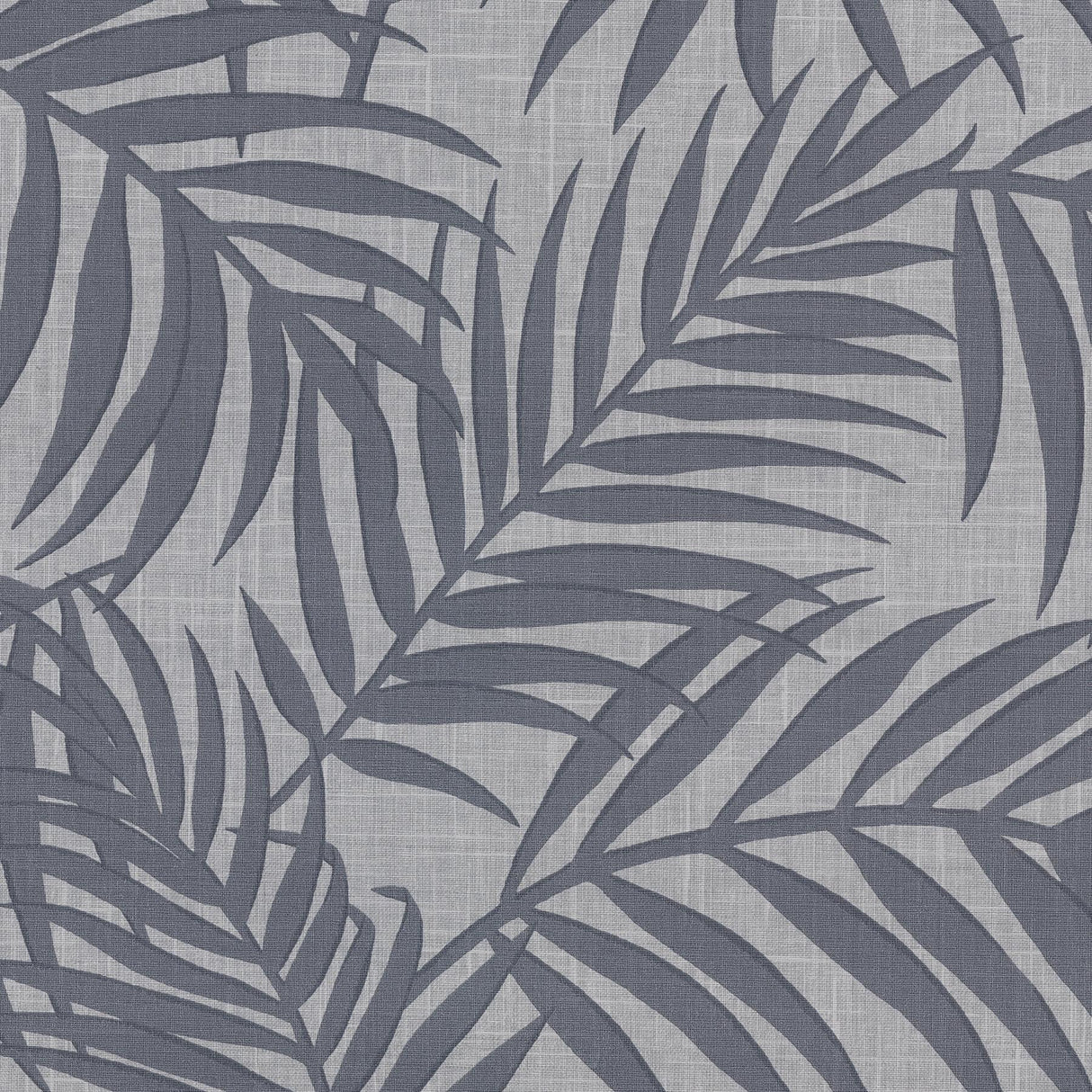 York Lanai Pewter Fronds Wallpaper