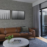 York Abigail Grey Damask Wallpaper