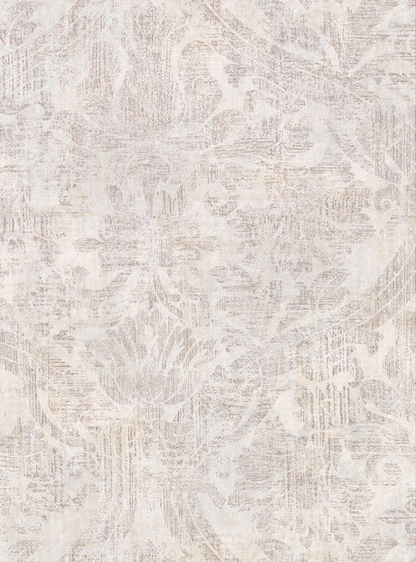 York Abigail Cream Damask Wallpaper