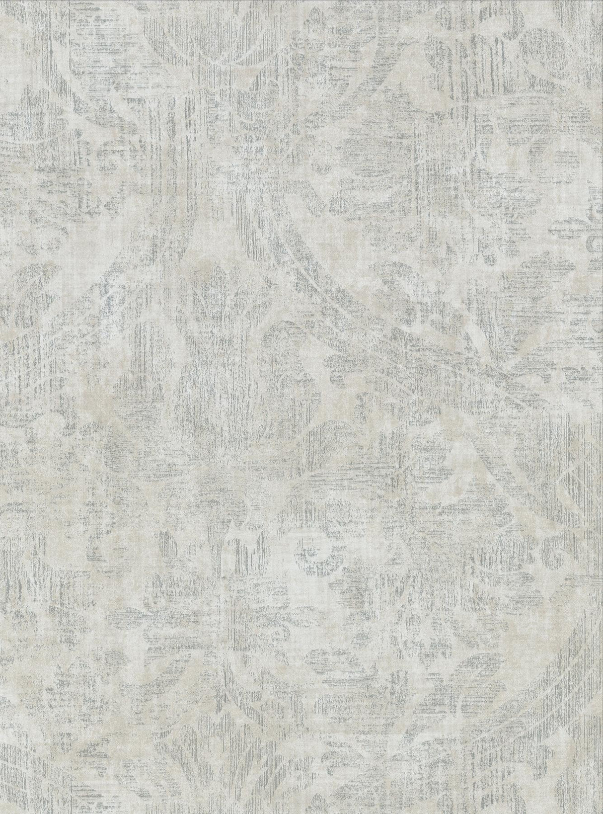 York Abigail Light Grey Damask Wallpaper
