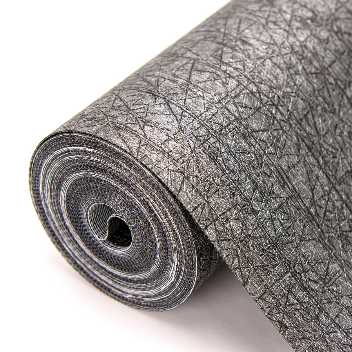 York Nagano Black Distressed Texture Wallpaper