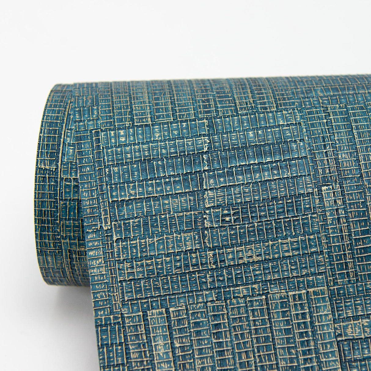 York Thea Blue Geometric Wallpaper
