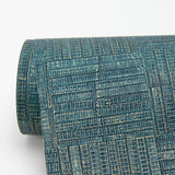 York Thea Blue Geometric Wallpaper