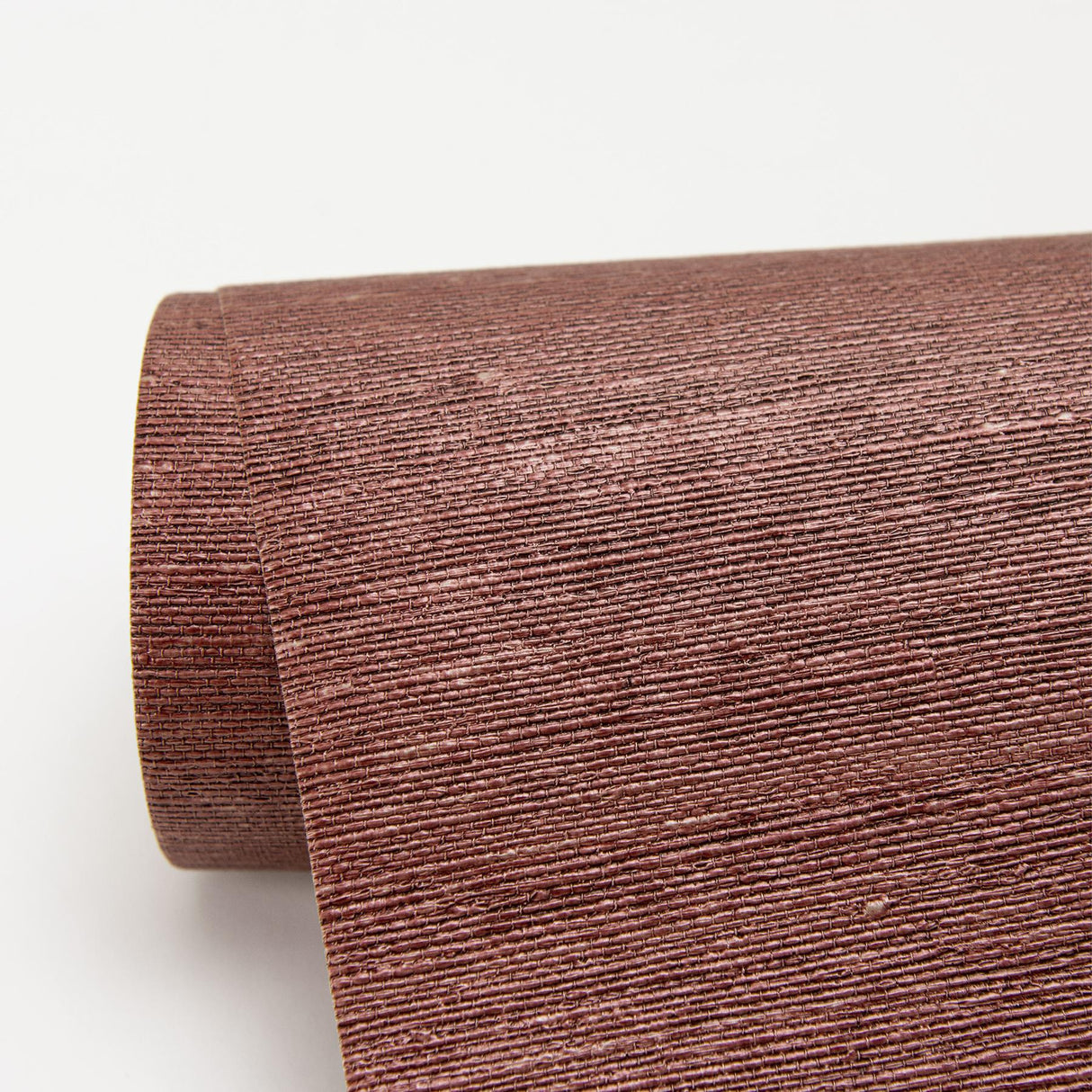 York Aspero Red Faux Grasscloth Wallpaper